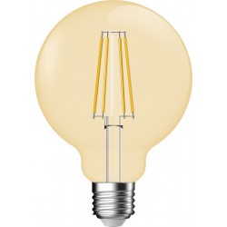 Ampoule LED globe ambree...