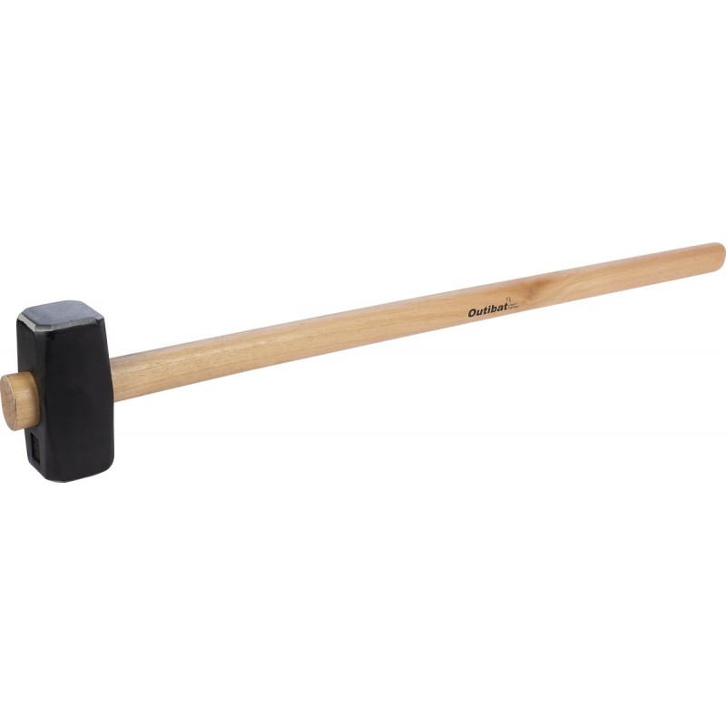 Marteau De Forge 4 Kg - Masse D'Atelier Avec Manche En Bois 70 Cm - Marque Vago-Tools