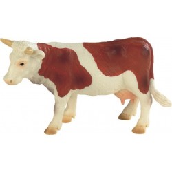 Vache marron et blanche B62610
