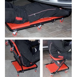 CHARIOT DE VISITE 1200X410X120 PLIABLE