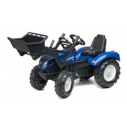 Tractopelle New Holland T8 avec roues bandage anti-bruit 3 / 7 ans