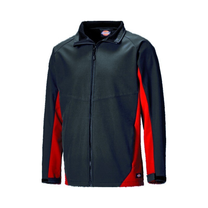 Veste softshell rouge et noir taille S