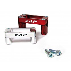 Kit de montage T-Bone (28,6mm) 35mm de haut argent ZAP TECHNIX