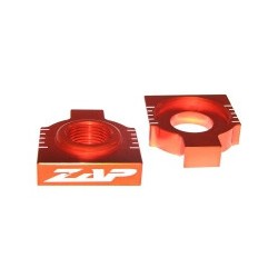 Blocs d'essieu KTMEXC98-/SX(F)98-12/HVA2014- 20mm orange ZAP TECHNIX