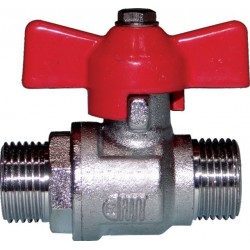 Vanne papillon 1/4 tour m.m 1/2   15x21