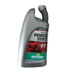 Huile moteur MOTOREX Power Synt 4T 10W60 100%
