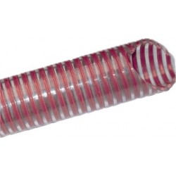 TUYAU ANNELE D40 LE METRE ALIMENT.ROUGE(25M)