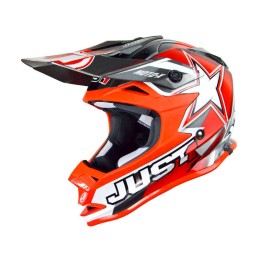 Casque JUST1 J32 Pro Gloss Rouge XS / (53-54)