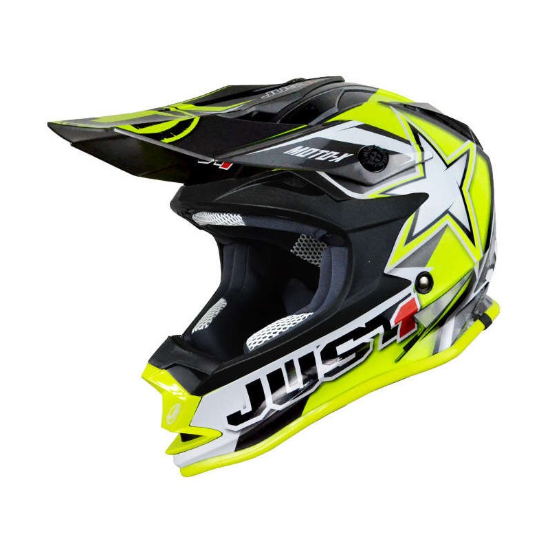 Casque JUST1 J32 Pro Gloss Jaune XS / (53-54)