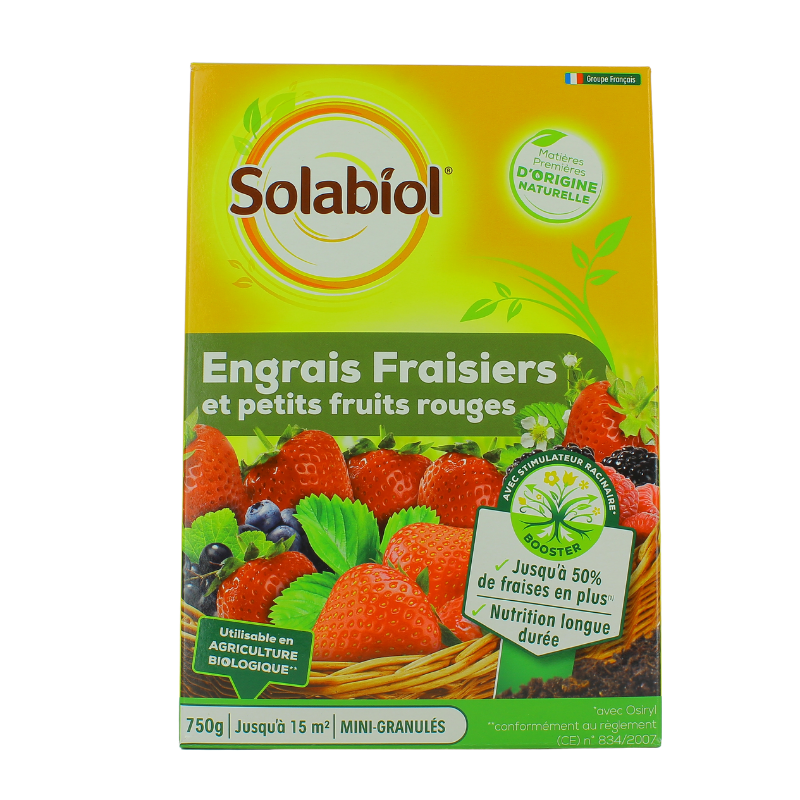 ENGRAIS FRAISIERS ET PETITES FRUITS ROUGES 750 g mini-granulés