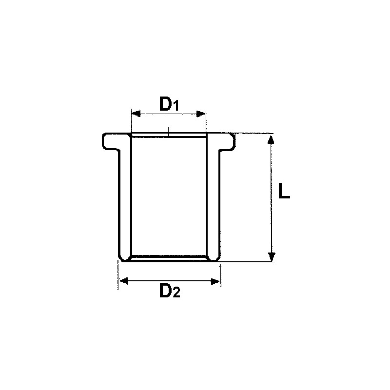 BAGUE CYL.BP 25 C 18/22/22