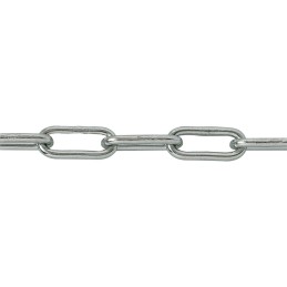 Chaine soudee droite maille longue en bobine