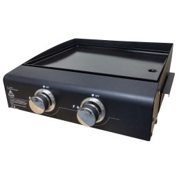 Plancha gaz 2 bruleurs