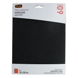 Toile emeri 230 x 280 mm