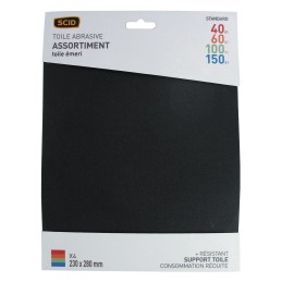Toile emeri 230 x 280 mm