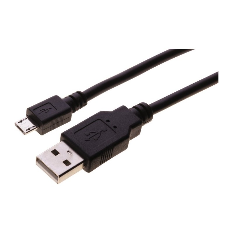 Cable USB 2.0 male/USB 2.0 micro male