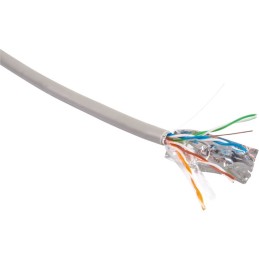 Cable FTP RJ45 - Courant faible - Couronne 25 m