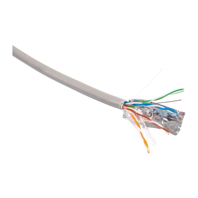 Cable FTP RJ45 - Courant faible - Couronne 25 m