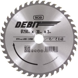 Lame au carbure pour scie a onglet