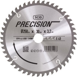 Lame carbure denture pointu pour machine stationnaire