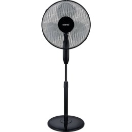 Ventilateur sur pied oscillant - Puissance 40 W - Noir