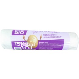 Sac poubelle coulissant biodégradable