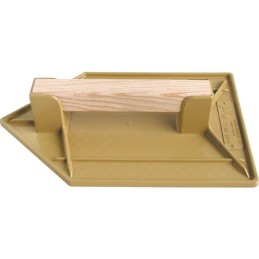 Taloche plastique ABS jaune triangulaire