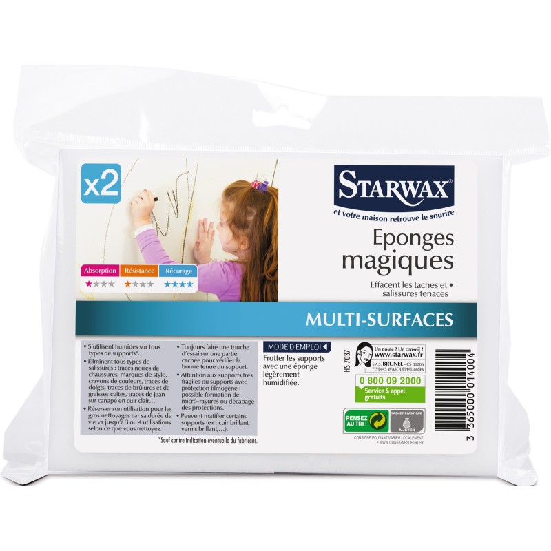 Eponge magique Starwax