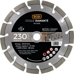 Disque diamant beton granit Expert
