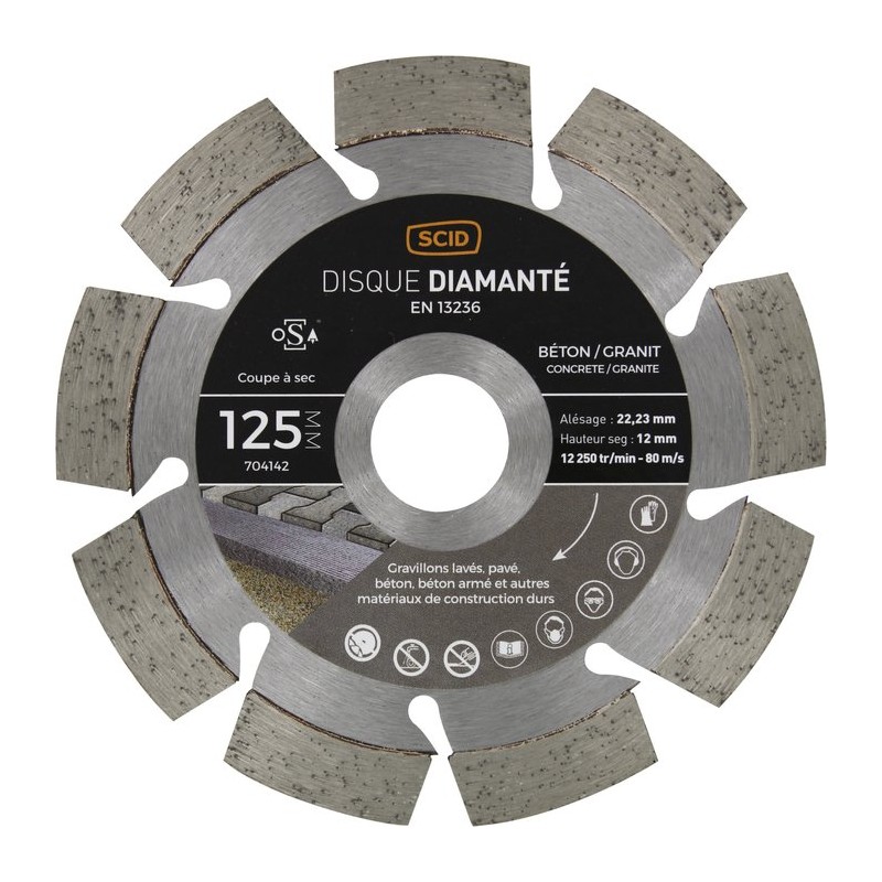 Disque beton granit professionnel