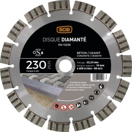 Disque beton granit professionnel longevite