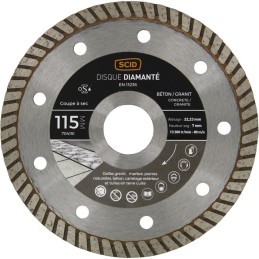 Disque beton granit crenele standard