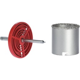 Trepan fixe concretion carbure 