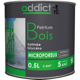 Peinture Addict bois 0,5 l