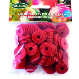 Rondelle caoutchouc pour bouchon mecanique