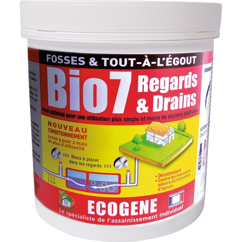 Galets entretien canalisations et drains Bio 7