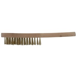 Brosse a manche fils acier laitonne