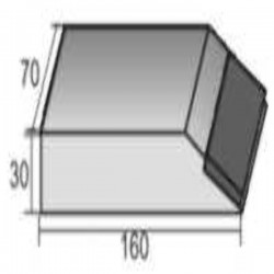 BEC CRB DECHAUMAGE A SOUDER 160X70X30 PLAT
