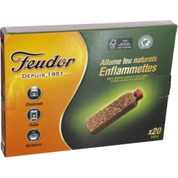 ALLUME FEU NATUREL 2EN1  BTE20