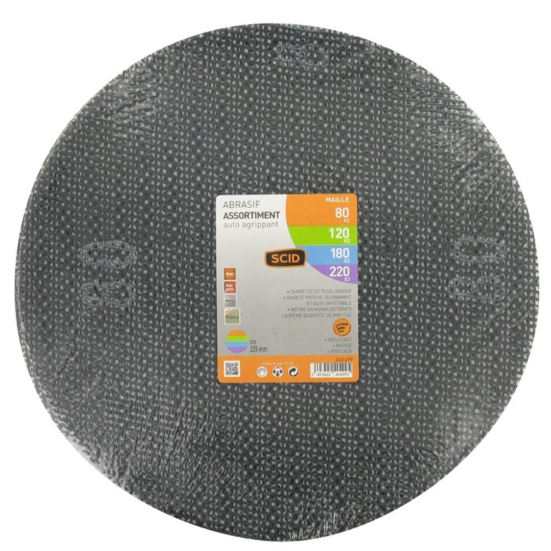 DISQUE AUTO-AG 225MM ASS /8