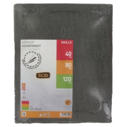 FEUIL.MAILLE VEL 230X280 ASSX6