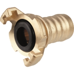 Raccord d'arrosage cannelé - Capvert - Laiton express - Ø 25 mm - Brochable