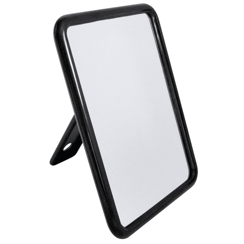 MIROIR RECT 19X14 NOIR POLYST.