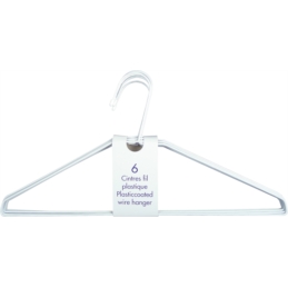 CINTRE ACIER PLASTIFIE  LOT/6