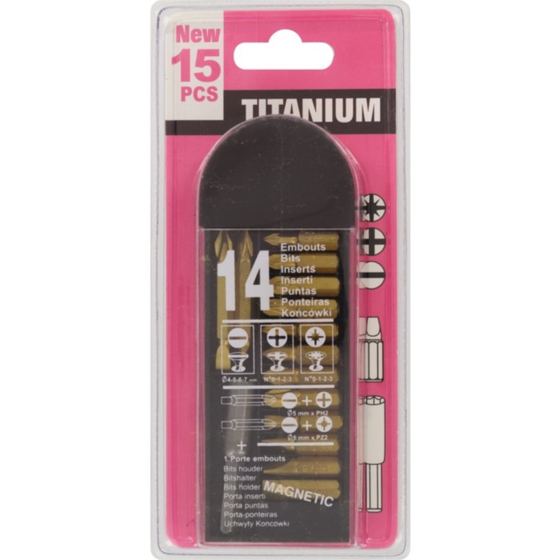 DeWalt DT71570-QZ Coffret De 14 Embouts Argent