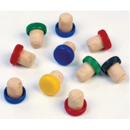 BOUCHON LIEGE TETE PLAST. P/10