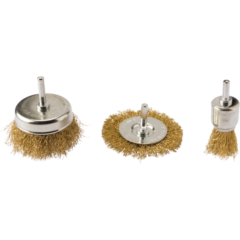 LOT DE 3 BROSSES TIGES