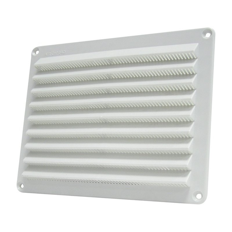 Grille plastique extérieure en applique à visser