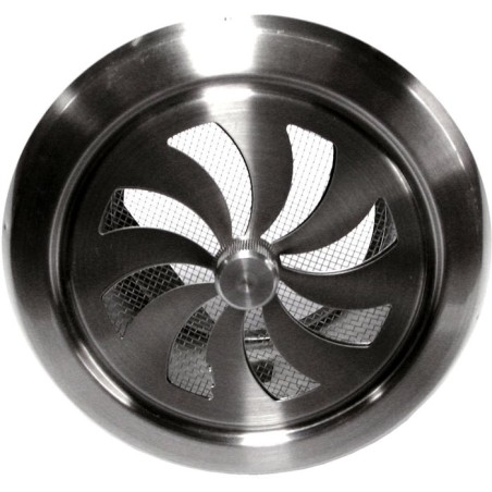 Grille inox Ronde Avec Moustiquaire 150 mm Grille aération ventilation eBay