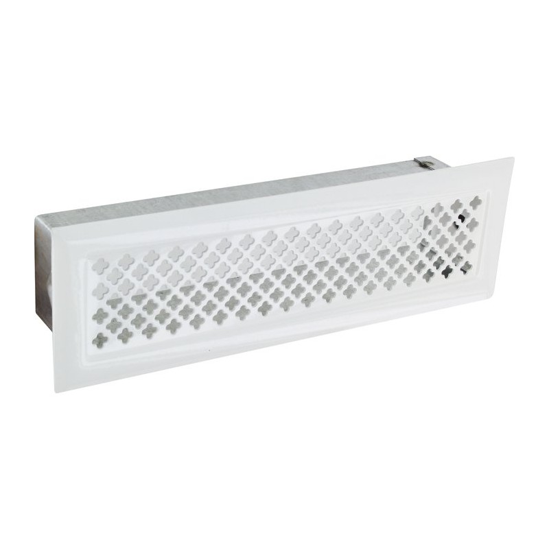 Grille de decompression avec precadre de hotte et foyer ferme